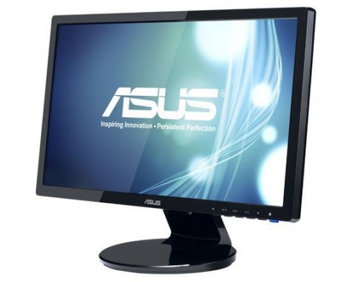 МОНИТОР 19" ASUS VE198S glossy-black (LED, LCD, Wide,1400 x900, 5 ms, 170°/160°, 250 cd/m, 10`000`000:1, MM)